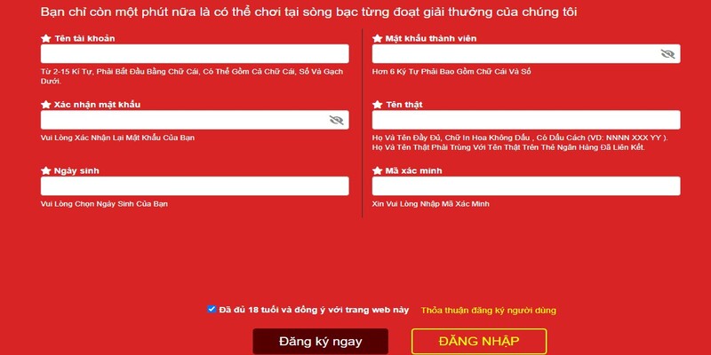 Tạo tài khoản hội viên tại nhà cái chỉ vài bước