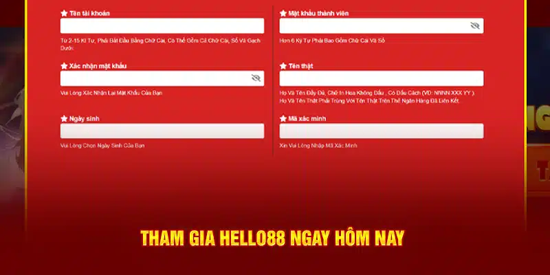 Tham gia Hello88 ngay hôm nay